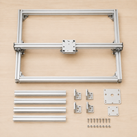Kit de cadre de graveur laser en alliage d'aluminium usiné CNC, disponible en OEM/ODM, non destiné à la micro-usinage