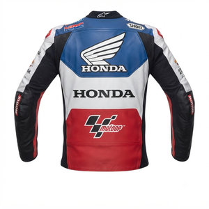 Men’s Zonda Cowhide Leather <b>Racing</b> <b>Jacket</b>/Chaqueta MotoCP Style CE Level 2 Armor Motorcycle Track Riding Protective Gear CE - Product Image 2