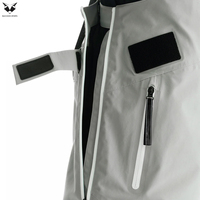 Veste de ski haute performance imperméable 10 000 mm coupe-vent respirante à séchage rapide pour homme 100 % polyester avec bretelles réglables