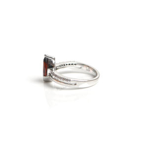 <b>Garnet</b> Marquise Cut Luxury Bridal <b>Ring</b> 925 Sterling <b>Silver</b> Handmade Gemstone <b>Ring</b> January Birthstone Wedding Engagement Party - Product Image 2