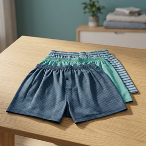 Men <b>Boxer</b> Shorts Comfortable Stretch Underwear Breathable Cotton Fabric Elastic Waistband Mens <b>Boxer</b> Briefs Daily Wear Bulk - Product Image 3