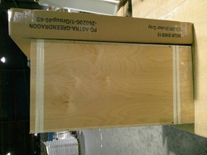 บานตู้ครัวไม้เบิร์ชสีเทาเชคเกอร์สมัยใหม่ พร้อมแผ่นไม้อัด รุ่น BWB18 - Product Image 5