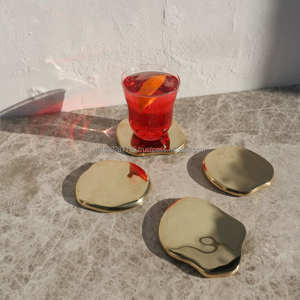 Dessous de verre en métal de qualité supérieure idéal pour les cadeaux pendant les mariages de pendaison de crémaillère anniversaires événements d'entreprise occasions festives - Product Image 4