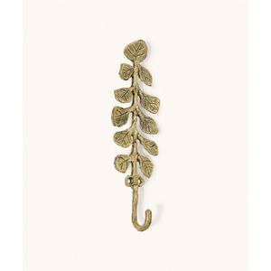 Promotion : Crochet mural en fer motif palmier tropical - Porte-manteau et porte-clés décoratif en métal - Crochet floral doré style côtier pour la vente en gros - Product Image 3