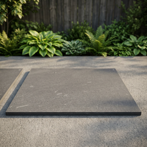 กระเบื้องปูพื้นลานบ้านแบบหนาพิเศษ หนา 2 ซม. ขนาด 60x60 60x90 ซม. กระเบื้องเซรามิกเคลือบผิวหินแกรนิตสีเทาเข้มสำหรับภายนอกอาคาร - Product Image 6