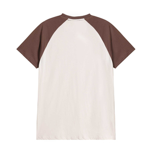 T-shirts vierges de haute qualité avec logo personnalisé, col rond, en molleton bouclette 100 % coton, coupe oversize respirante pour hommes - Product Image 3