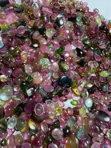 Natural Tourmaline Gemstones-White Pink <b>Purple</b> Blue Multi-Cut for Jewelry Making BU GEMS Wholesale Certified Calibrated Sizes - Product Image 5