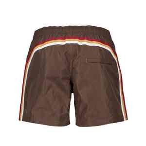 Shorts de Playa para Hombre de Primera Calidad, Cintura Media, Logotipo Frontal, Secado Rápido, Cordón Ajustable, Poliéster, Algodón, Lona - Product Image 2
