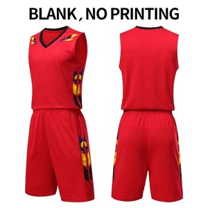 Ensemble d'uniformes de basketball personnalisés vierges en gros, impression par sublimation, maillot d'équipe OEM, respirant, séchage rapide, écologique - Product Image 4