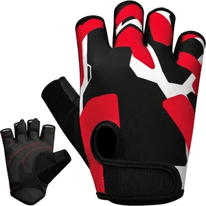 Guantes de Ciclismo de Medio Dedo Personalizados al por Mayor, de Alta Calidad, Transpirables, Antideslizantes, con Soporte para la Muñeca - Product Image 2