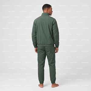 Ensemble de survêtement léger en nylon avec veste coupe-vent à fermeture éclair 100 % nylon et pantalon en nylon, personnalisé en usine - Product Image 6