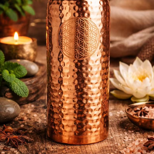 Best Quality Handmade Classic Hammered Copper Water <b>Bottle</b> Leak Proof Design Large Capacity for Home Office Travel Available for - Product Image 2