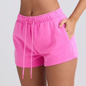 Shorts de cyclisme d'été pour femmes, taille haute, décontractés, avec boutons, coupe ample, pour filles, couleur unie, taille élastique - Product Image 4
