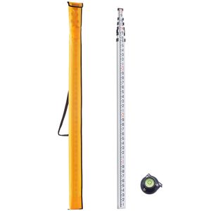 Bastone Telescopico in Alluminio da 20 Piedi/10 Metri con 6 Sezioni, Strumento di Misurazione dell'Altezza a Doppia Scala 1/10ft - Product Image 1