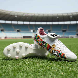 <span class=keywords><strong>Scarpe</strong></span> da <span class=keywords><strong>Calcio</strong></span> Personalizzate HUAMAK OEM per Uomo, Scarpini <span class=keywords><strong>in</strong></span> <span class=keywords><strong>Pelle</strong></span> con Logo e Colore Personalizzati, Design FG per Allenamento all'Aperto - Product Image 2