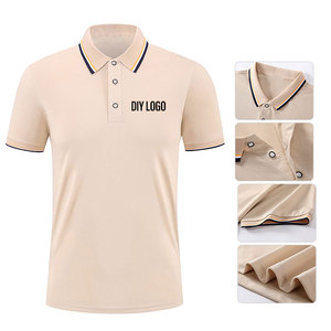 Men's Solid Color Short Sleeve Polo Shirt Cotton Oxford Fabric Button Front Casual Wear Embroidery Logo Front Regular Fit - Product Image 2