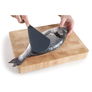 Squamatore per Pesci in Acciaio Inossidabile con Manico in Gomma per Pulizia e Squamatura di Prodotti Ittici - Product Image 2