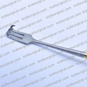 Retractor Senn Miller de 16 cm (6 Pulgadas), Retractor de Piel de Doble Extremo, Afilado y con 3 Puntas, Instrumento Quirúrgico - Product Image 2