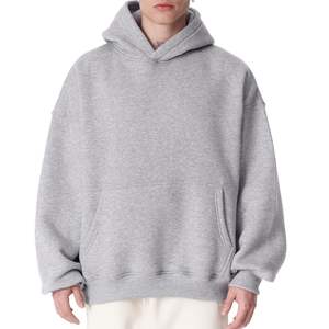 Sudadera con Capucha Oversize para Hombre, Personalizada al por Mayor, de Alta Calidad, Forro Polar Grueso, con Logotipo Personalizado, Hombros Caídos, Tejido French Terry - Product Image 1