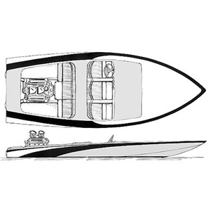 Bateau en bois sur mesure Glen L Tornado, bateau classique en bois et fibre de verre composite, bateau de sport et de loisirs, bateau à moteur artisanal, bateau rapide - Product Image 5