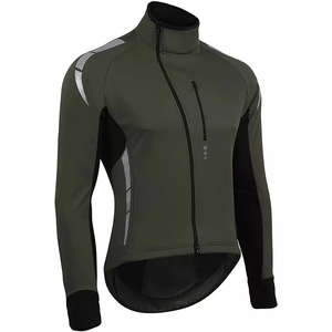 Chaqueta Térmica de Ciclismo para Hombre Geo Brothers Co, Cortavientos, Transpirable, Reflectante, con Capucha - Product Image 2