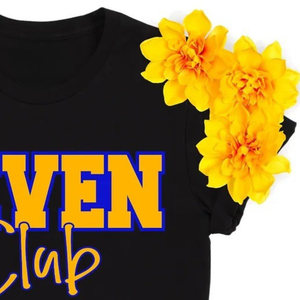 เสื้อยืด SGRHO Seven Club สีดำ ตัวอักษรกรีก เสื้อยืดชมรมพิธีกรรม แบบสั่งพิมพ์ลายเอง แขนสั้น คอกลม ลำลอง สำหรับฤดูร้อน - Product Image 4