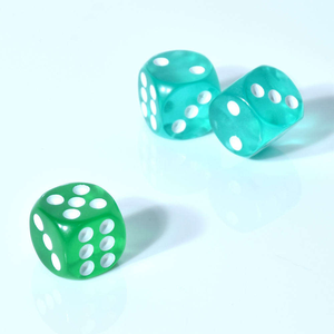 Acrylic Transparent Yellow Polyhedral Dice D20 Resin DND Dice for RPG Tabletop Game Game Accessories <b>Board</b> Game - Product Image 1