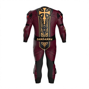 Traje de Carreras MotoCP de Cuero Genuino Premium de Una Pieza con Protectores y Joroba para Días de Pista - Product Image 2