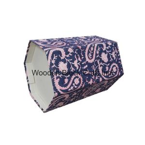 Cubo de basura hexagonal de cartón de alta calidad, diseño abierto y ecológico para uso doméstico, de oficina o hotelero, exportador indio. - Product Image 3