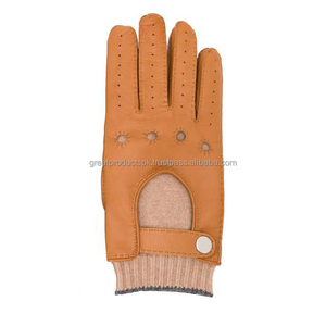 2021 แฟชั่นใหม่ฤดูหนาวแบบยูนิเซ็กซ์ถุงมือขับรถหนังคุณภาพระดับพรีเมียมสะดวกสบาย - Product Image 5