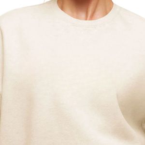 <b>Women</b> Sweatshirt Casual Crewneck Pullover Soft <b>Fleece</b> Long Sleeve <b>Top</b> Relaxed Fit Streetwear Fashion Winter Clothing Wholesale - Product Image 3