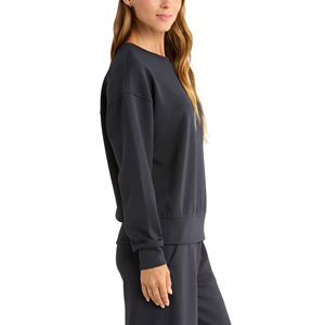 Sudadera de Mujer Personalizada al por Mayor, Sudadera Holgada de Forro Polar con Cuello Redondo, Ropa Casual de Calle, Moda para Gimnasio, Fitness y Entrenamiento - Product Image 3