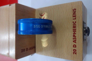 Lentille chirurgicale asphérique 20D pour ophtalmoscopie indirecte binoculaire BIO, lentille double asphérique 20D - Product Image 5
