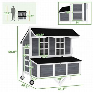 Gallinero, Jaula Resistente para Animales, para una Vida Cómoda de Aves de Corral - Product Image 2
