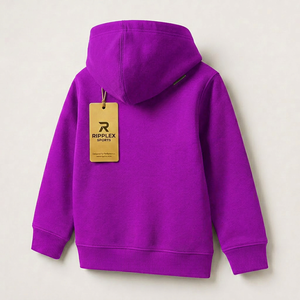 Sweat à capuche élégant pour enfants, offrant un toucher doux, un confort respirant et une qualité durable pour les garçons et les filles actifs toute la saison. - Product Image 5