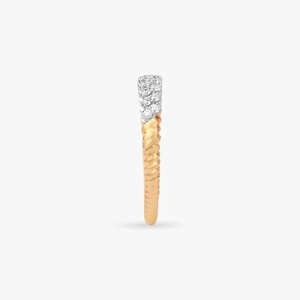 Bague Éternité Aniva en Or Jaune 14K avec Diamants Certifiés IGI, Taille Brillant, Sertissage Pavé, Classique pour Femme, Fiançailles et Mariage - Product Image 4