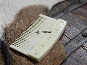 Peine de Pelo de Hueso Hecho a Mano de Lujo Tradebyd, Herramienta Premium para el Cuidado del Cabello, para Desenredar y Peinar Suavemente - Product Image 3
