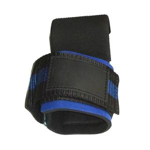 Reinforced Solid Steel Weightlifting Hooks Blue Trim Neoprene Padded Non-Slip Hook Loop Closure Powerlifting Grip Fitness - Product Image 2