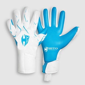 Guantes de Portero Profesionales, Palma Delantera de Látex Alemán de 4 mm, Dorso de Silicona con Estampado, Corte de Rodillo Negativo, Correa Elástica Extraíble - Product Image 1