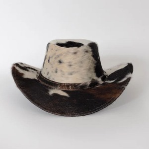 Best Selling Low Price New Stylish Cowhide <b>Hats</b> for Adults Premium Quality Best Supplier Cowhide Leather <b>Hats</b> for Sale - Product Image 5