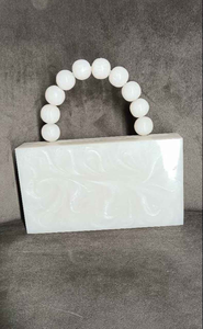 Resin Clutch Antique Wallet for Women Mid Century Trending Quality Hand Clutch for Wedding <b>Bridal</b> Shower BY MULTI CRAFT - Product Image 4