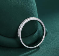 Bague de fiançailles de luxe en or jaune massif 18 carats plaqué or, sertie de diamants de laboratoire taille brillant, certifiée IGI
