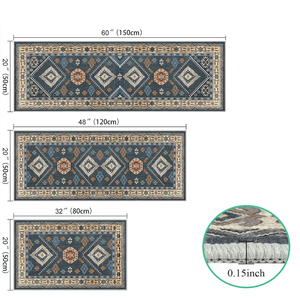 Set di 3 Tappeti da Cucina Antiscivolo in PVC, Lavabili e Spessi, per Auto e Accessori da Cucina - Product Image 4