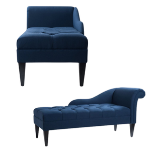Sofá Cama Minimalista de Terciopelo, Chaise Longue Tapizado, Sofá Tufted para Sala de Estar, Dormitorio, Muebles de Hotel - Product Image 3