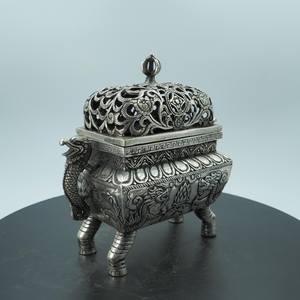 Elegante Quemador de Incienso Metálico, Porta Incienso Árabe Religioso, Ecológico, Duradero y de Alta Calidad - Product Image 1