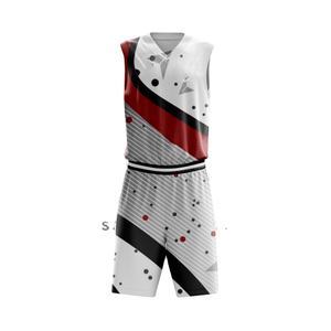 Ensemble d'uniformes de basketball personnalisés professionnels à séchage rapide, antibactériens, unisexes, respirants, en jersey lavé, avec option grandes tailles - Product Image 5