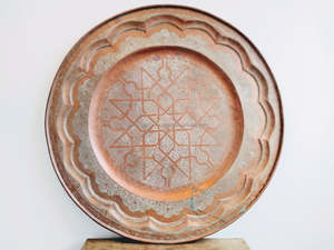 Assiette de présentation en laiton pur de qualité supérieure forme ronde assiette en laiton élégante de grande taille pour les mariages et les événements - Product Image 6