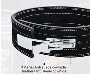 เข็มขัดยกน้ำหนักแบบปรับได้สำหรับการออกกำลังกาย ช่วยพยุงหลังและป้องกันอาการบาดเจ็บบริเวณเอว - Product Image 5