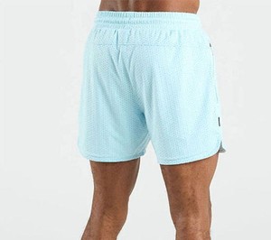 Pantalones Cortos Deportivos de Malla para Hombre, Transpirables, de Secado Rápido, Ligeros, para Entrenamiento, con Cintura Elástica - Product Image 5