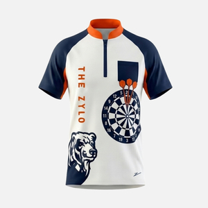 Maillot de fléchettes personnalisé avec impression par sublimation et poche - Product Image 1